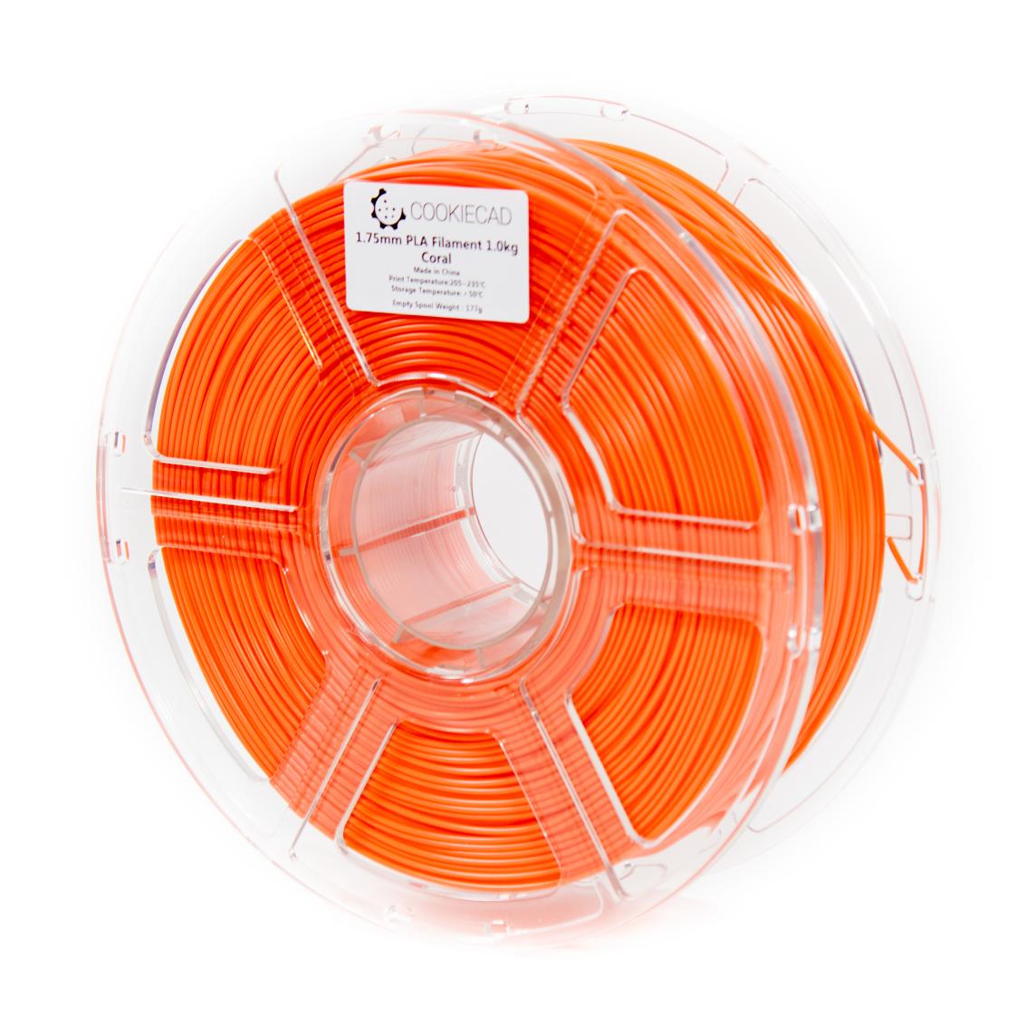 Coral PLA Filament 1.75mm, 1kg