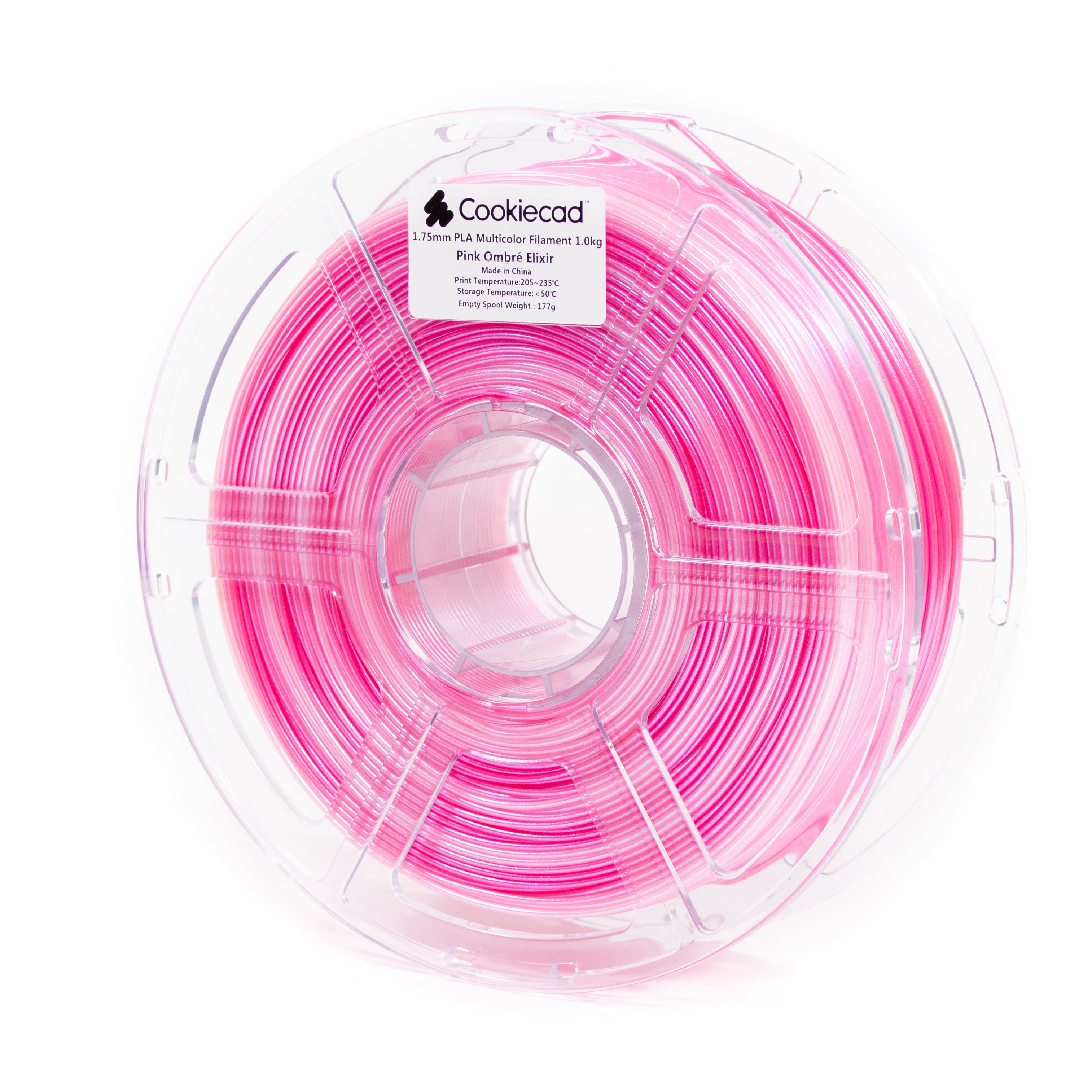 Pink Ombré Elixir PLA Filament 1.75mm, 1kg