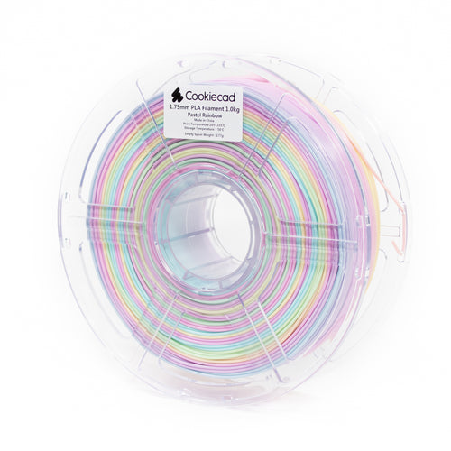 Pastel Rainbow PLA Filament 1.75mm, 1kg