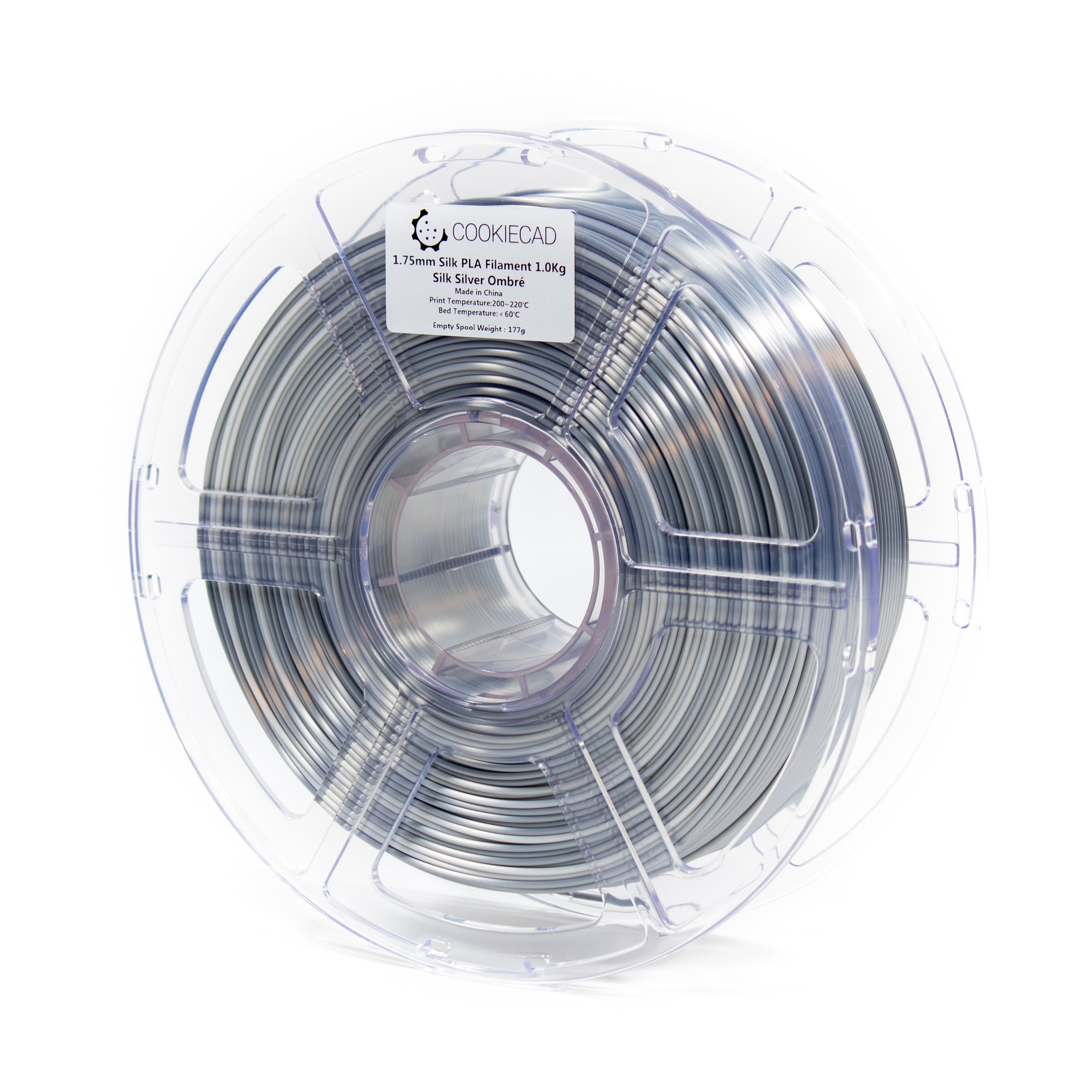 SILK Siver Ombré PLA Filament 1.75mm, 1kg