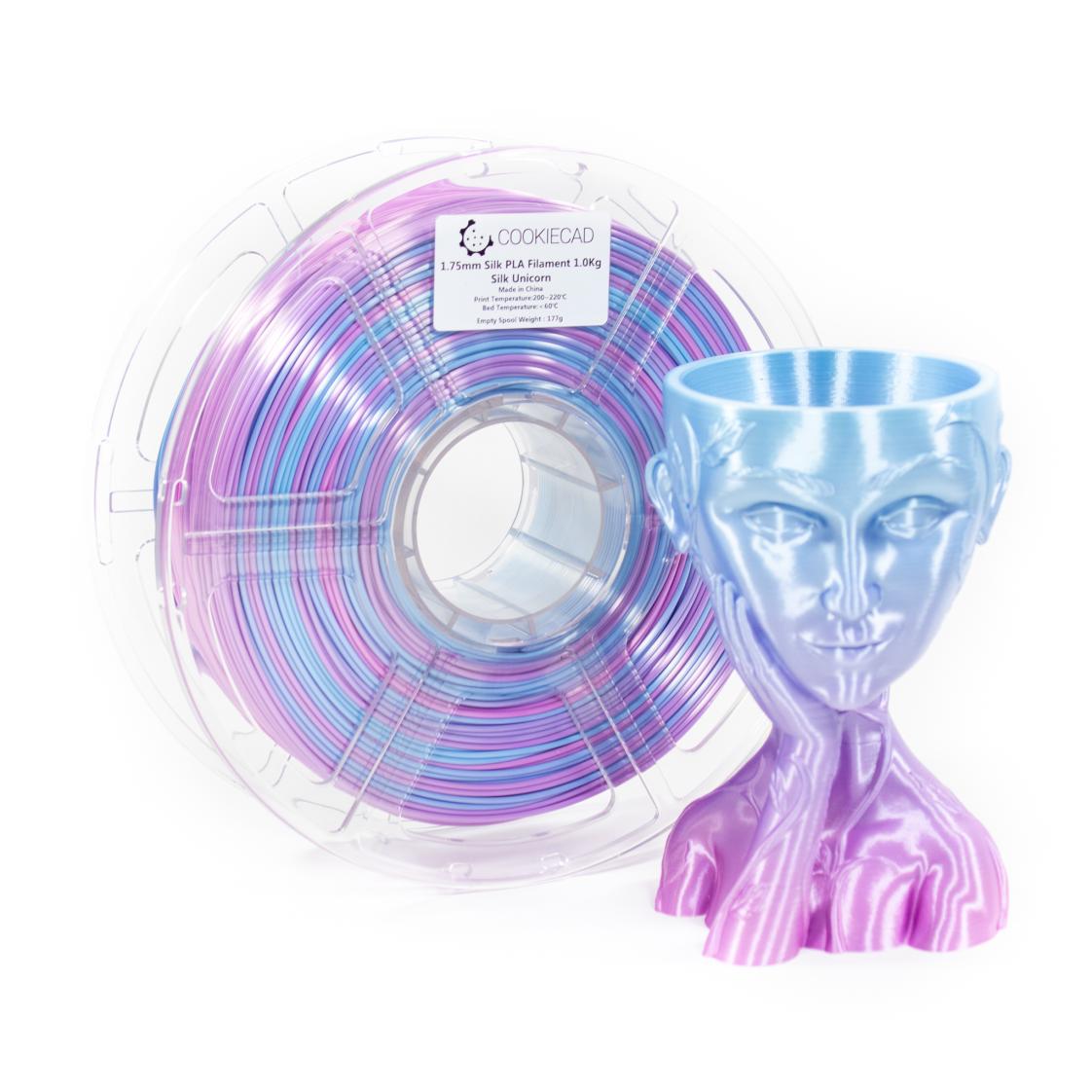 SILK Unicorn PLA Filament 1.75mm, 1kg