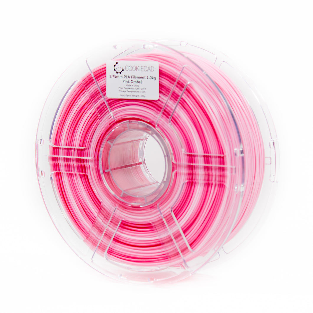 Pink Ombré PLA Filament 1.75mm, 1kg