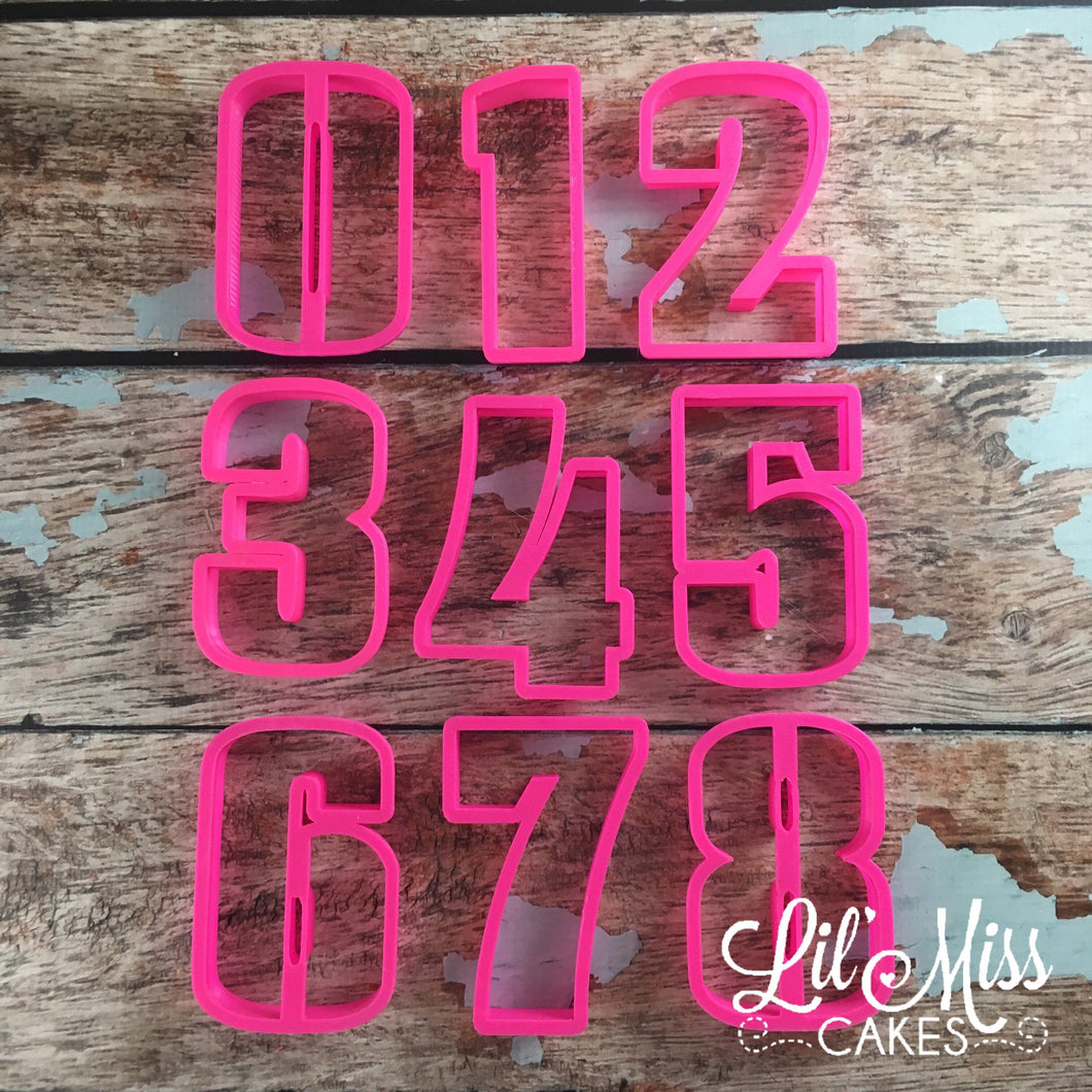 Perfect Number Cutters | Lil Miss Cakes