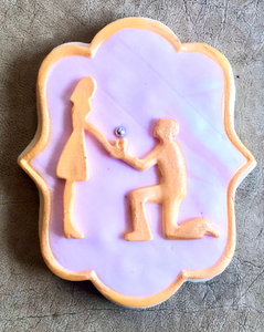 Engagement Proposal 4pc cookie/fondant cutter set - He asked... She Said Yes!