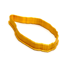 Etrog Shape Cookie Cutter, Sukkot - 3.6"H x 2"W