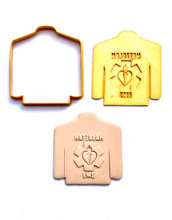 Load image into Gallery viewer, Hatzalah Logo, PERSONALIZED Cookie/Fondant Cutter, 2pc 3.5&quot;