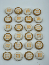 Load image into Gallery viewer, Jewish Hebrew 8 messages Fondant Cutters Embosser SET - Oreo size Round