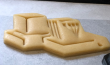 Load image into Gallery viewer, Jewish Tefillin Cookie Cutter 2pc SET, 3 sizes