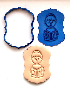 Little Mensch Jewish Cookie/Fondant Cutter 2pc SET 3"