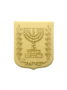 Emblem/Crest of Israel w/Menorah Cookie/Fondant Cutter, 2pc SET - 3.5"