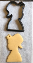 Load image into Gallery viewer, Bar Mitzvah Boy Tefillin Black Hat Jewish Fondant/Cookie Cutter 2pc SET