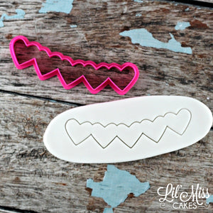 Heart Banner Cutter | Lil Miss Cakes