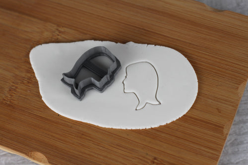 Long Hair Lady Silhouette Cutter | Lil Miss Cakes