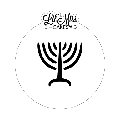 Mini Menorah | Lil Miss Cakes