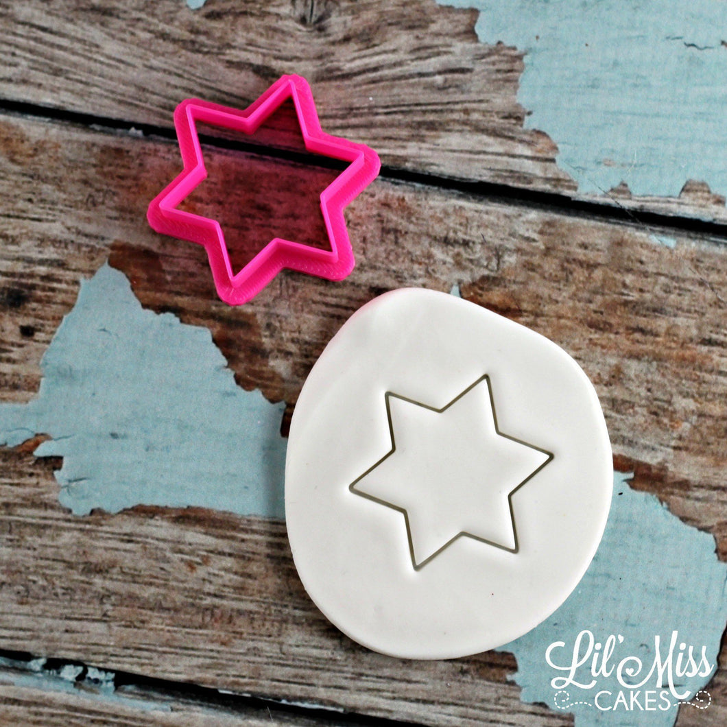 Star of David | Jewish Star Cutter | Lil Miss Cakes